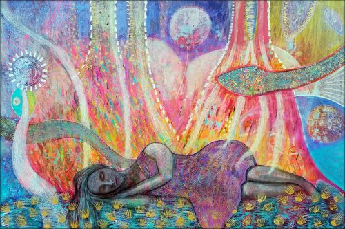 WIE IM HIMMEL van Eva Dahn Rubin, Schilderij te koop op Singulart