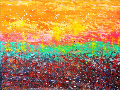 MOVING SILENCE VIII by Eva Dahn Rubin, 종이 for Sale on Singulart