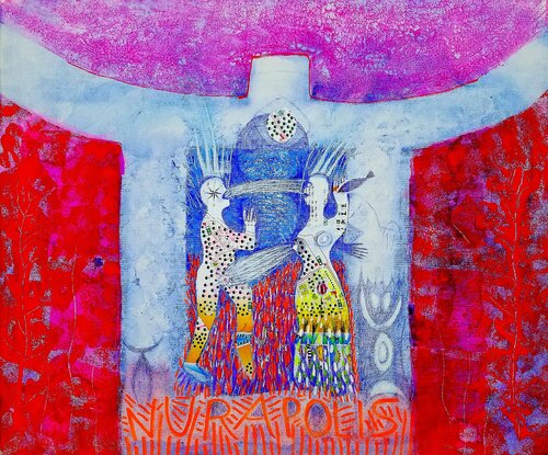 NURAPOLIS di Eva Dahn Rubin, Pittura in vendita su Singulart