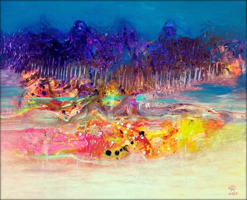 WILDES LAND van Eva Dahn Rubin, Schilderij te koop op Singulart