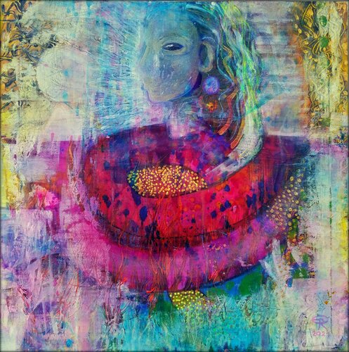 DURCH UND DURCH WEIBLICH van Eva Dahn Rubin, Schilderij te koop op Singulart