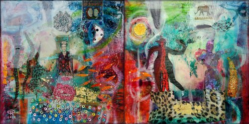 FRIDAS TANZ von Eva Dahn Rubin, Malerei kaufen auf Singulart