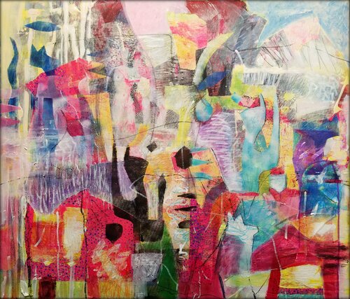 BERGSOMMER van Eva Dahn Rubin, Schilderij te koop op Singulart