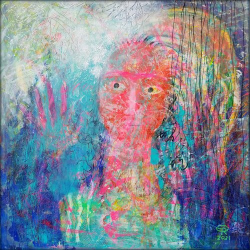 ME AND MYSELF van Eva Dahn Rubin, Schilderij te koop op Singulart