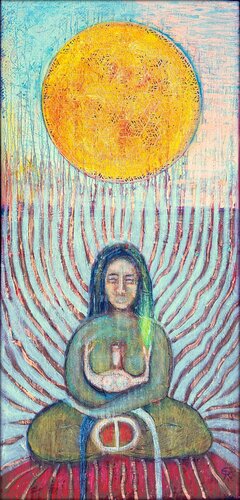 MOTHER EARTH by Eva Dahn Rubin, 油畫 for Sale on Singulart