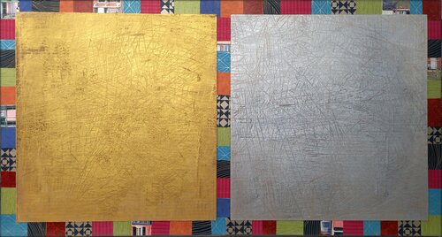 GOLD UND SILBER von Eva Dahn Rubin, Malerei kaufen auf Singulart