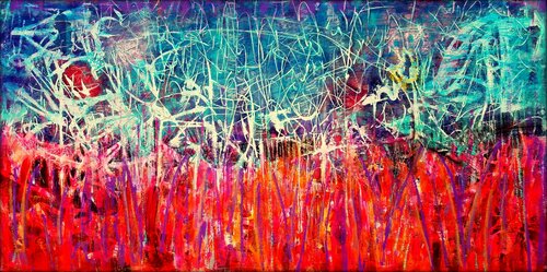 RAUNÄCHTE van Eva Dahn Rubin, Schilderij te koop op Singulart