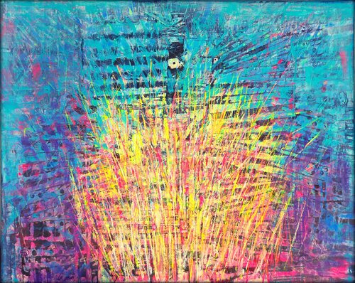 FEUER VON INNEN von Eva Dahn Rubin, Malerei kaufen auf Singulart