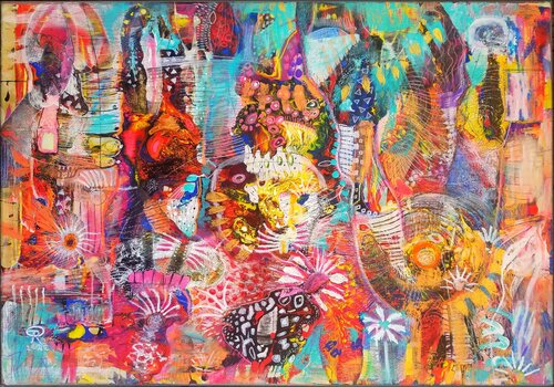 EINE ANDERE DIMENSION di Eva Dahn Rubin, Pittura in vendita su Singulart