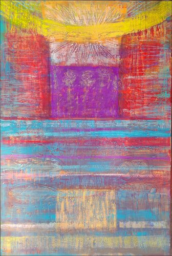 SCHUTZ UND SICHERHEIT di Eva Dahn Rubin, Pittura in vendita su Singulart