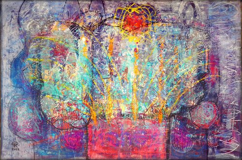 FÜLLE van Eva Dahn Rubin, Schilderij te koop op Singulart