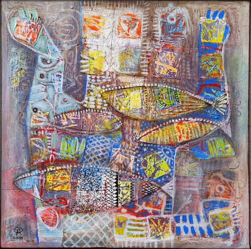 GEWINNER di Eva Dahn Rubin, Pittura in vendita su Singulart