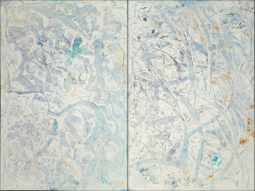 STILLE  I & II di Eva Dahn Rubin, Pittura in vendita su Singulart