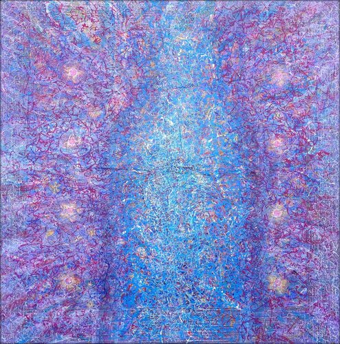 BLAUE STILLE von Eva Dahn Rubin, Malerei kaufen auf Singulart