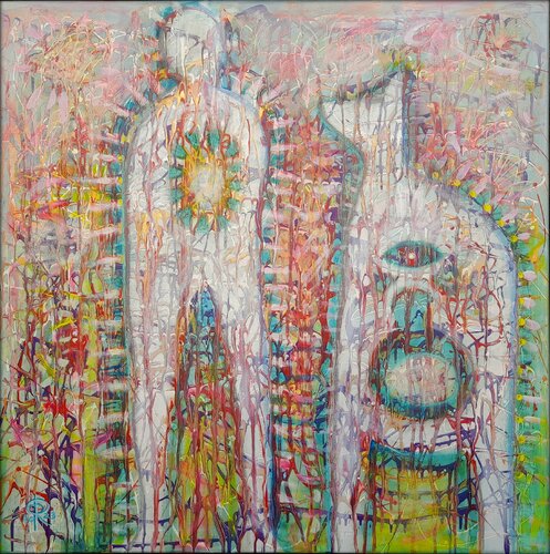 VERBINDUNG di Eva Dahn Rubin, Pittura in vendita su Singulart