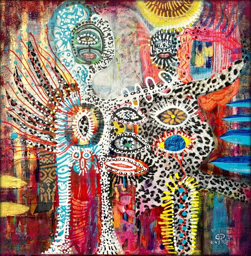 TOTAL VERLIEBT! di Eva Dahn Rubin, Pittura in vendita su Singulart