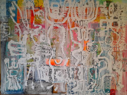 PATTERN-FREE III by Eva Dahn Rubin, 油畫 for Sale on Singulart
