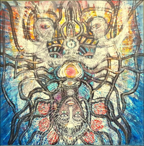 AN DER QUELLE van Eva Dahn Rubin, Schilderij te koop op Singulart