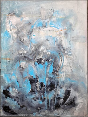 ANMUT UND WÜRDE III van Eva Dahn Rubin, Schilderij te koop op Singulart