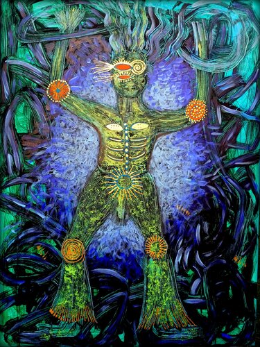 STRONG MAN di Eva Dahn Rubin, Pittura in vendita su Singulart