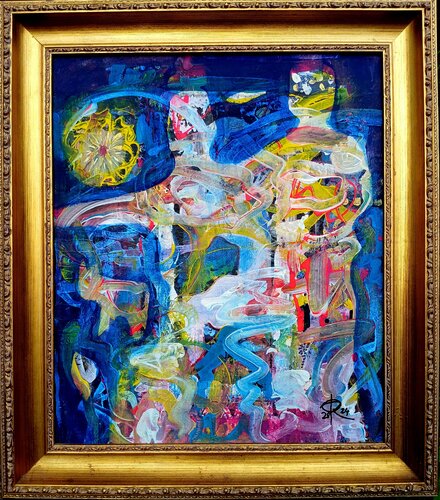 BORN TO BE WILD I van Eva Dahn Rubin, Schilderij te koop op Singulart