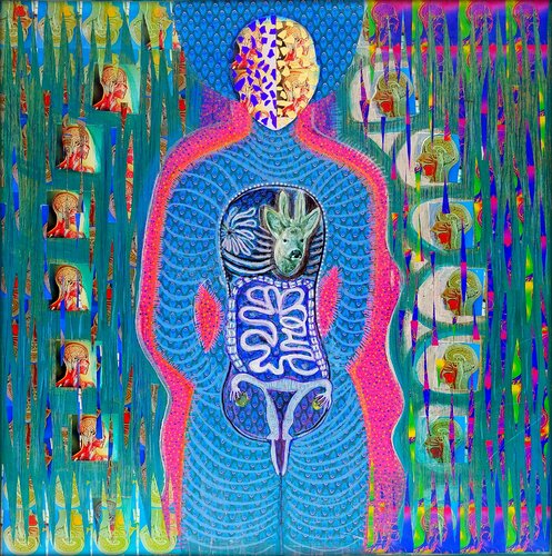 IN THE BODY van Eva Dahn Rubin, Schilderij te koop op Singulart