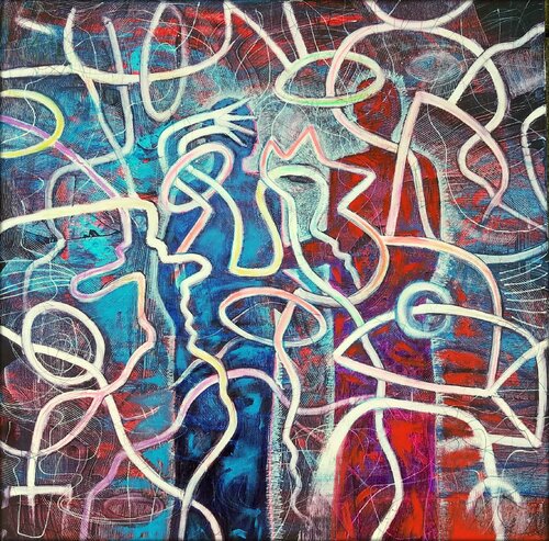 EINE ANDERE WIRKLICHKEIT von Eva Dahn Rubin, Malerei kaufen auf Singulart