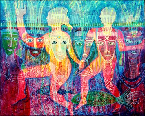 DANCE YOUR WAY! von Eva Dahn Rubin, Malerei kaufen auf Singulart