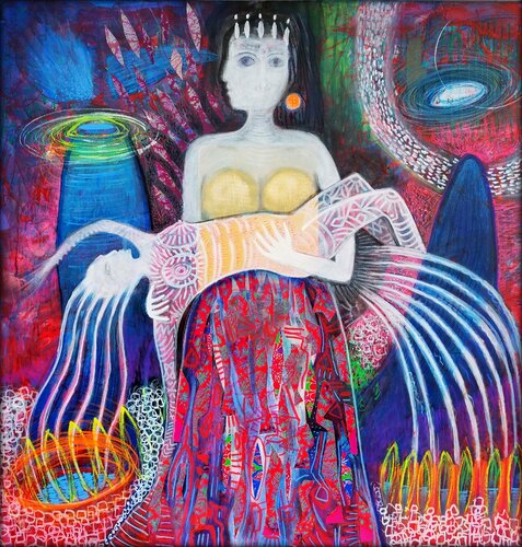 HINGABE van Eva Dahn Rubin, Schilderij te koop op Singulart