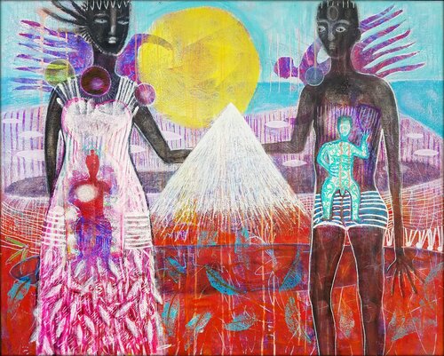 NAHE DISTANZ di Eva Dahn Rubin, Pittura in vendita su Singulart