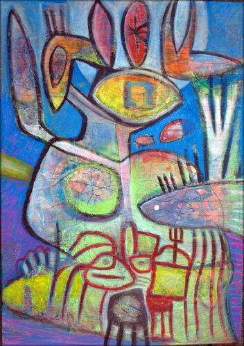 DER HELD di Eva Dahn Rubin, Pittura in vendita su Singulart