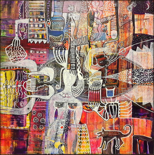 SOGAR MEIN SCHATTEN IST DURCH UND DURCH GESUND de Eva Dahn Rubin, Pintura a la venta en Singulart