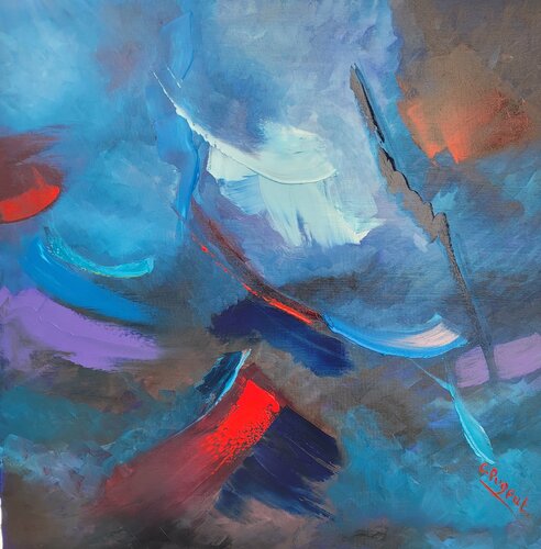 Légèreté par Catherine Pugeat, Peinture en vente sur Singulart