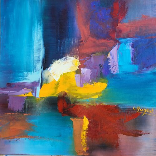 Coucher de soleil di Catherine Pugeat, Pittura in vendita su Singulart