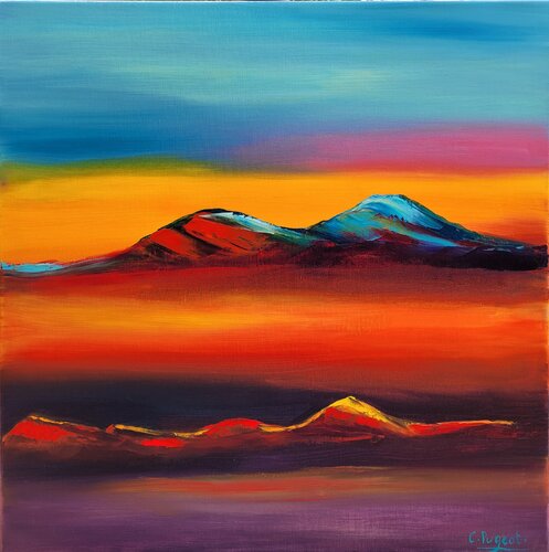 Vagues féminines by Catherine Pugeat, Painting for Sale on Singulart