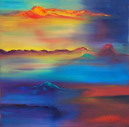 Vague douce by Catherine Pugeat, Painting for Sale on Singulart