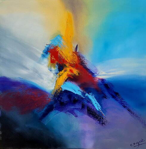 Mettre les voiles by Catherine Pugeat, Painting for Sale on Singulart
