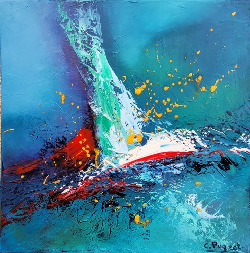 Exubérance by Catherine Pugeat, Painting for Sale on Singulart