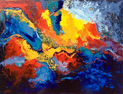 Matière n°7 by Catherine Pugeat, Painting for Sale on Singulart