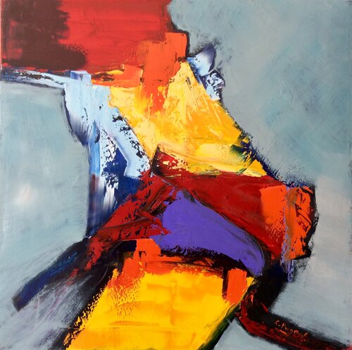 Mouvement n°10 par Catherine Pugeat, Peinture en vente sur Singulart