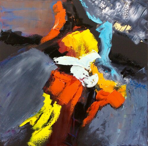 Esprit minéral par Catherine Pugeat, Peinture en vente sur Singulart