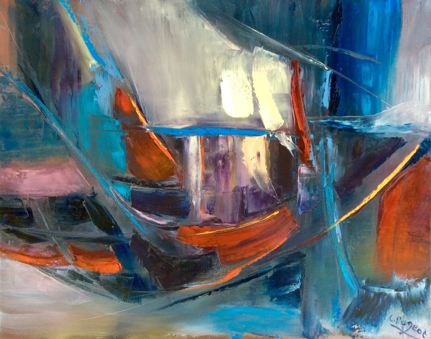 Musique Catherine Pugeat Peinture originale à vendre