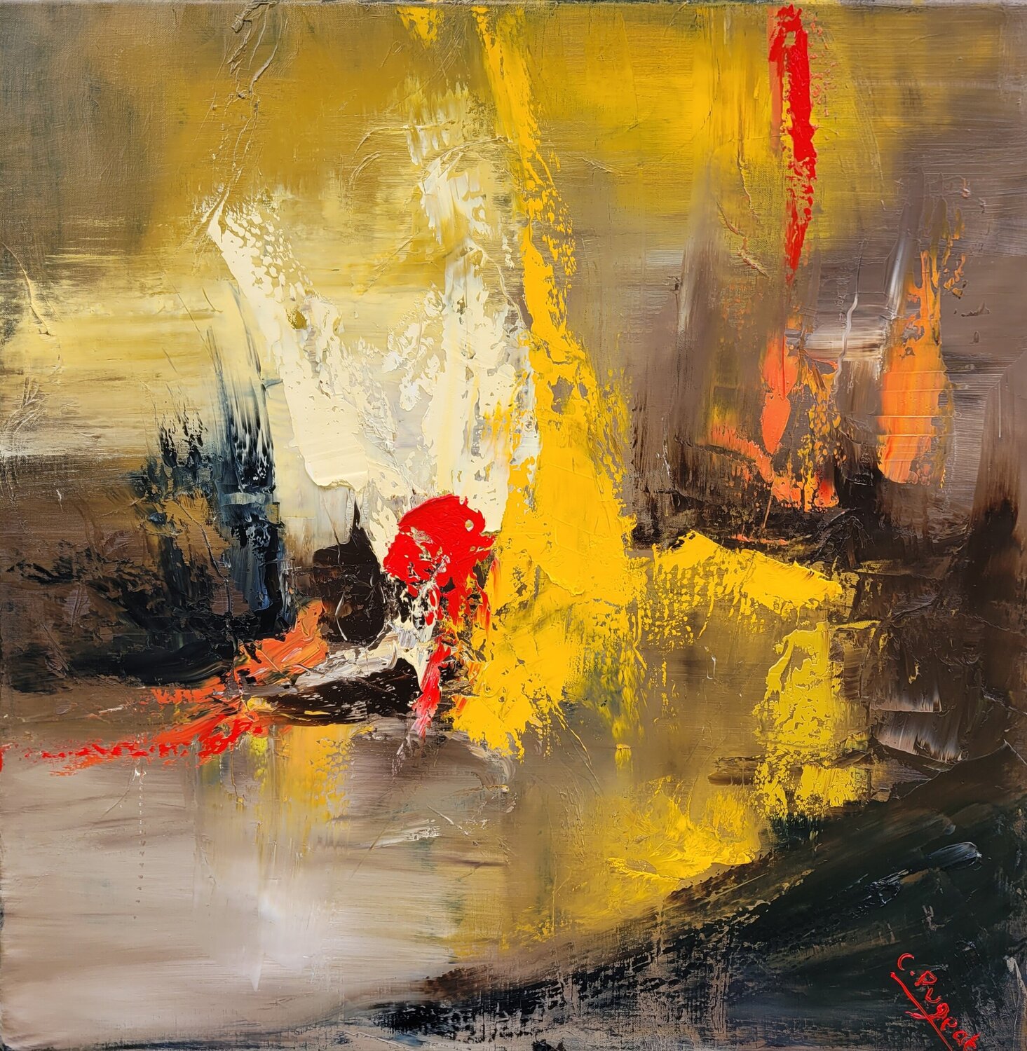 Allégresse Catherine Pugeat Origineel schilderij te koop