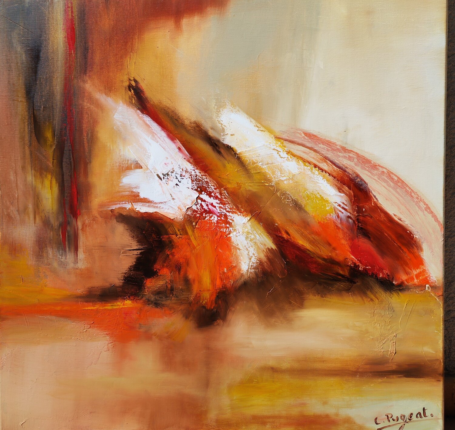 Fureur Catherine Pugeat Original painting for sale