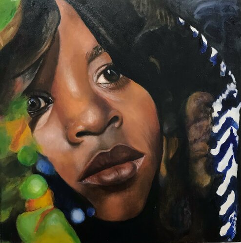 “Pensiero” by Barbara Berardicurti, Painting for Sale on Singulart