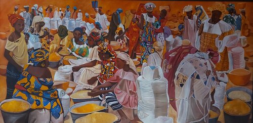 "Il Mercato del lunedì a Djenné" - Mali Barbara Berardicurti