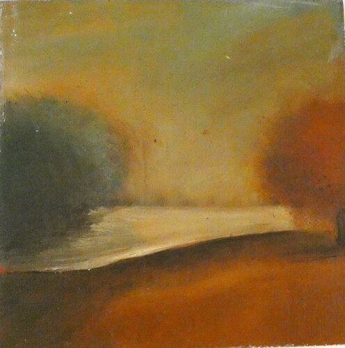 l'albero in autunno van Barbara Berardicurti, Schilderij te koop op Singulart