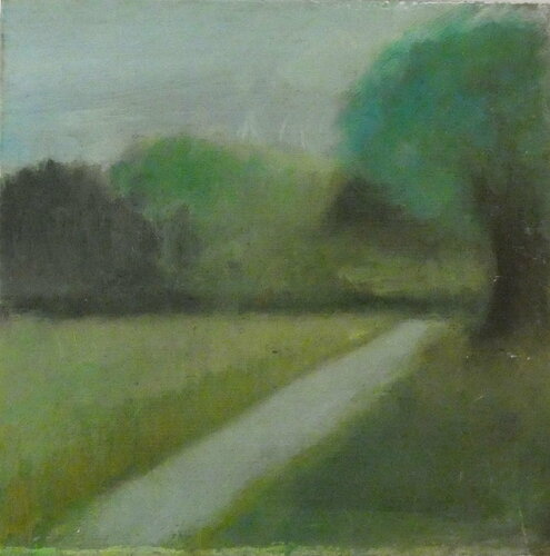 l'albero in autunno van Barbara Berardicurti, Schilderij te koop op Singulart