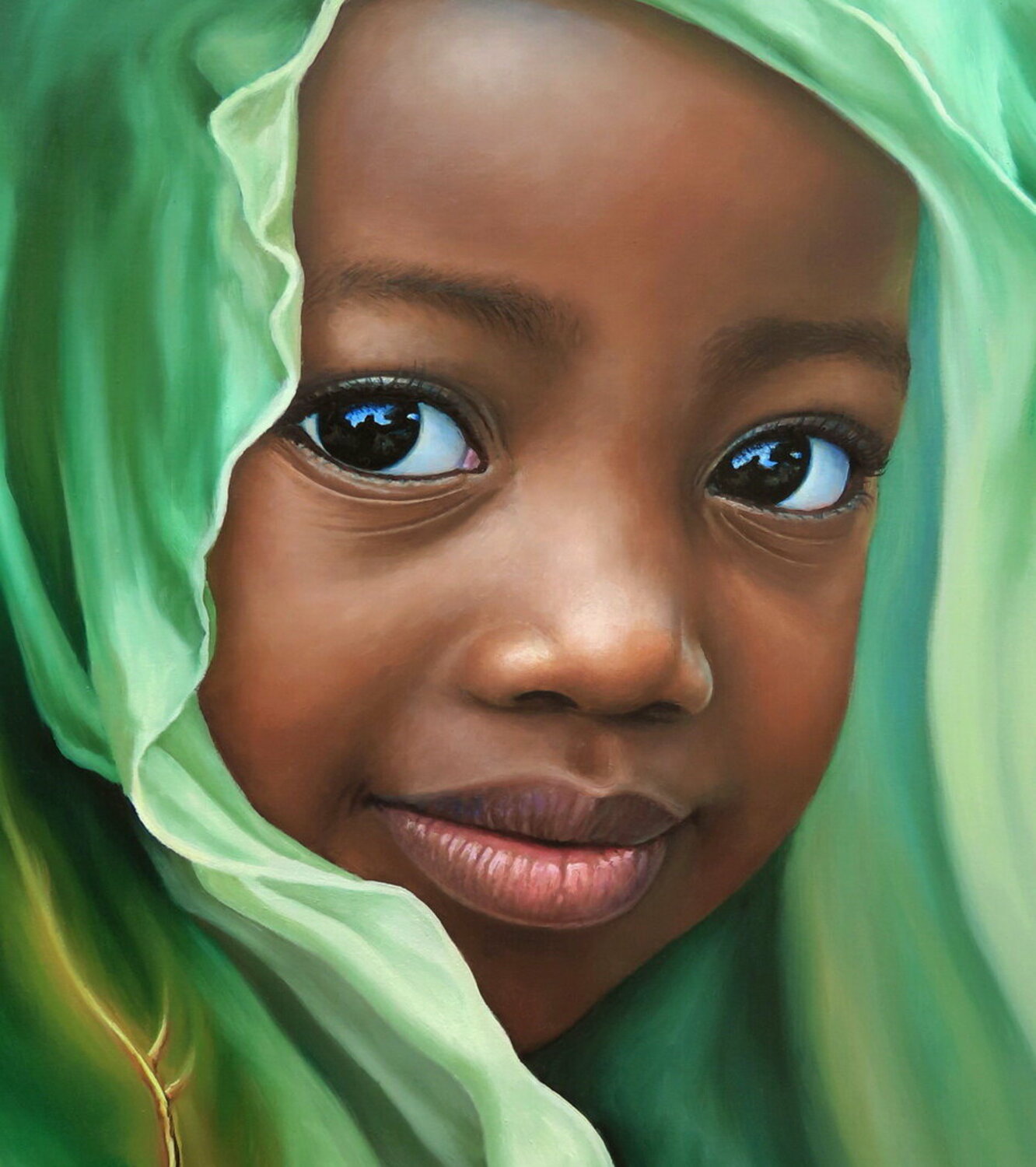 PROSPERITY PORTRAIT 10 by Dora Alis Mera Velasco (2021) Painting Oil