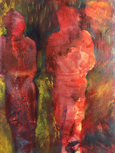 A Walk In The Garden par Mary Anne Donovan, Œuvre sur papier en vente sur Singulart
